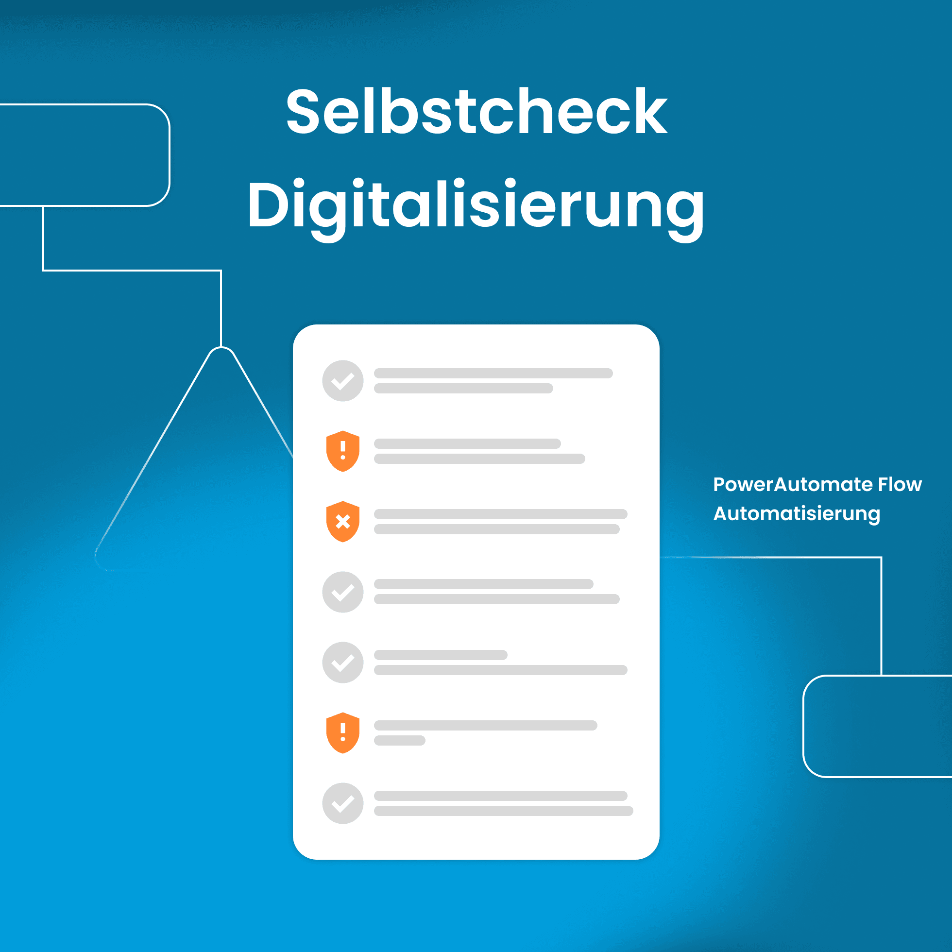 Selbstcheck Digitalisierung - macht typische Herausforderungen wie Fachkräftemangel und Wissensverlust sichtbar.