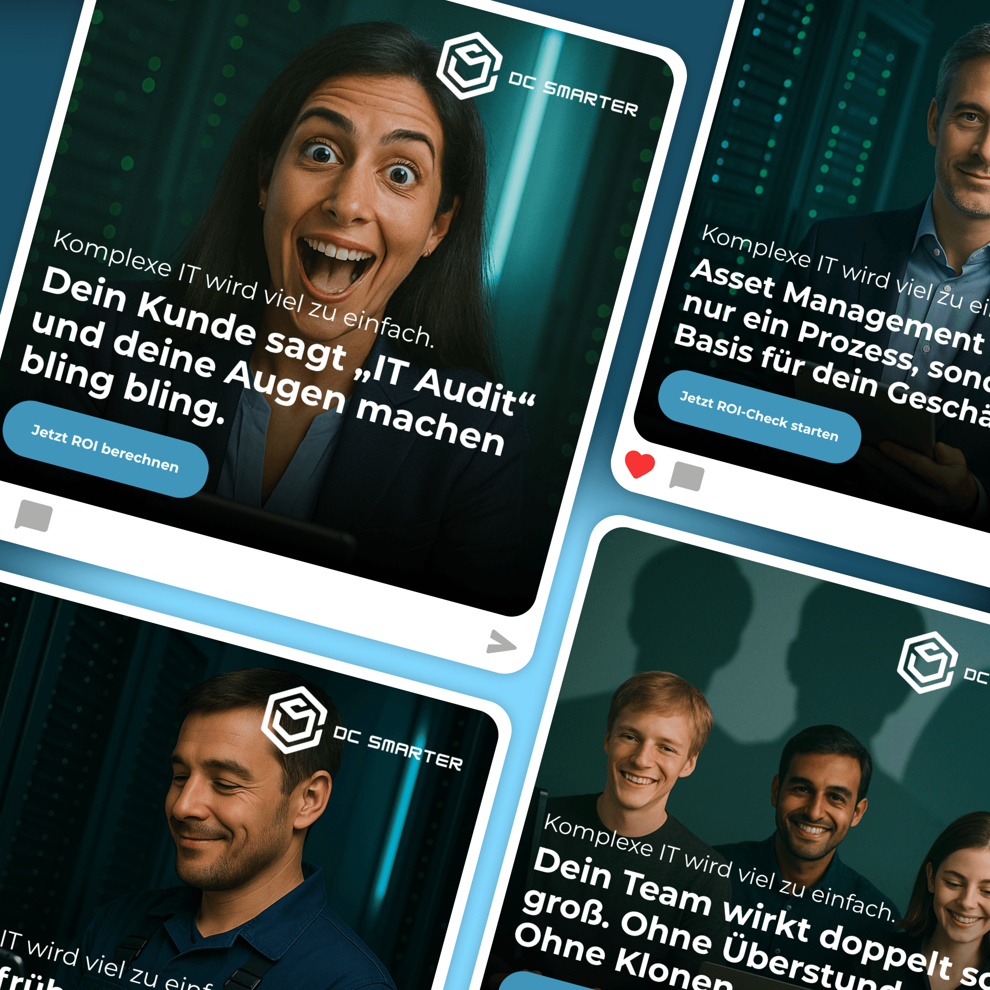Rollenspezifische LinkedIn-Posts für jede Zielgruppe im Buying Center.